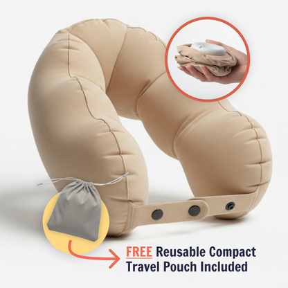 Inflatable & Lightweight Travel Pillow – AirNek